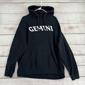 Macklemore Gemini Hoodie Sweatshirt Adult 2XL Black White